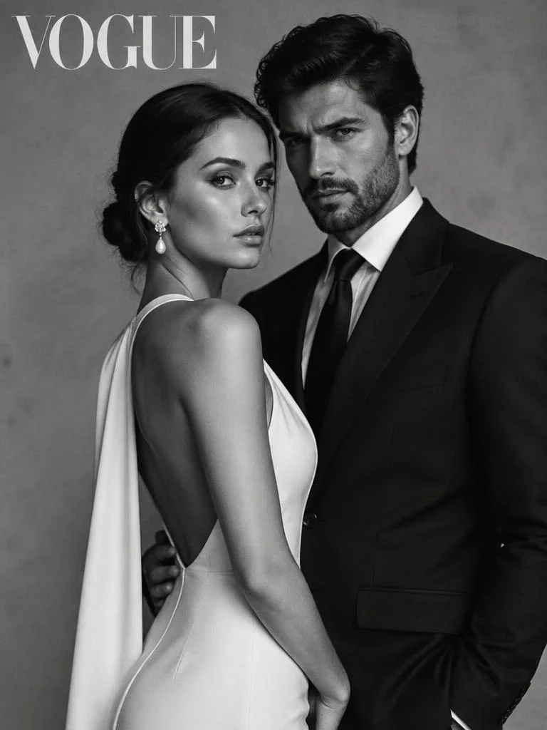Editorial portrait of Amelia and Julian